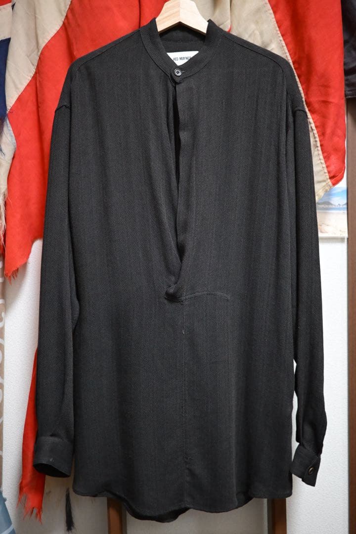 HED MAYNER 23SS バンドカラーシャツ　プルオーバー