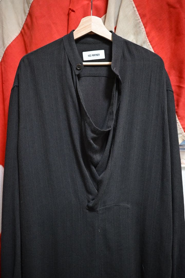 HED MAYNER 23SS バンドカラーシャツ　プルオーバー