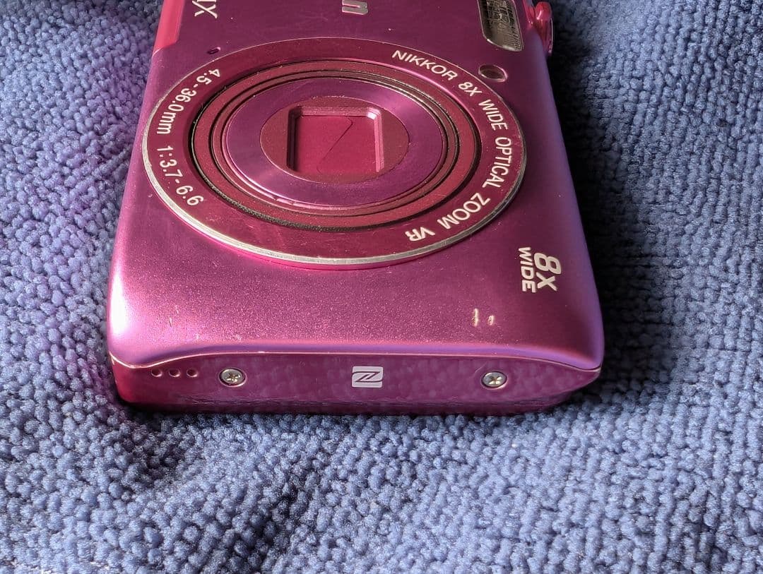 Nikon ニコン COOLPIX S3700 ピンク 動作品 バッテリー付