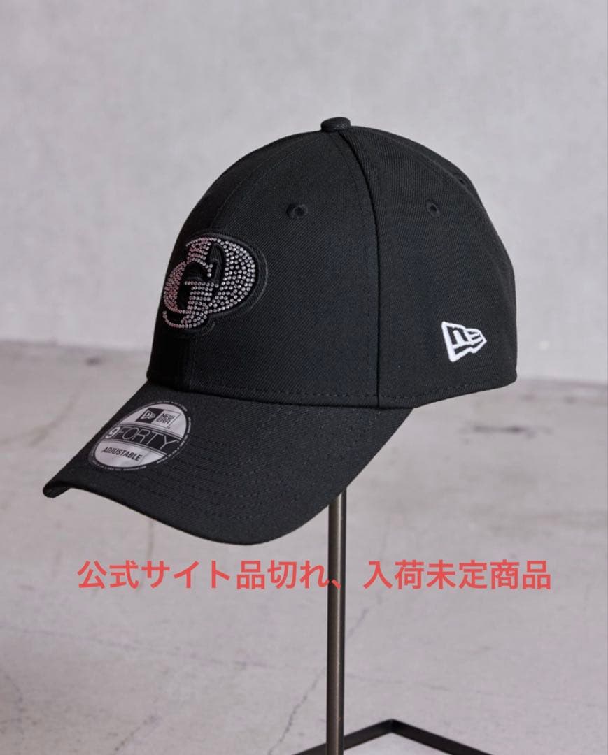 GYDA GYDA×NEWERA GD bijou CAP カラー　ブラック