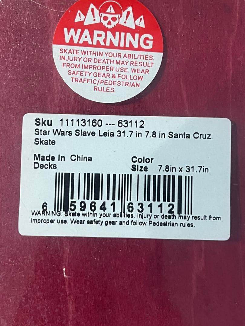 新品レアなSanta Cruz x スター・ウォーズ デッキ