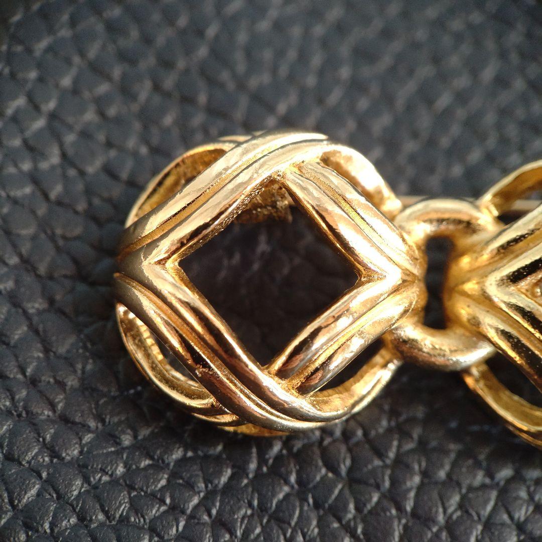 Christian Dior　ディオール　ラインストーンブローチ