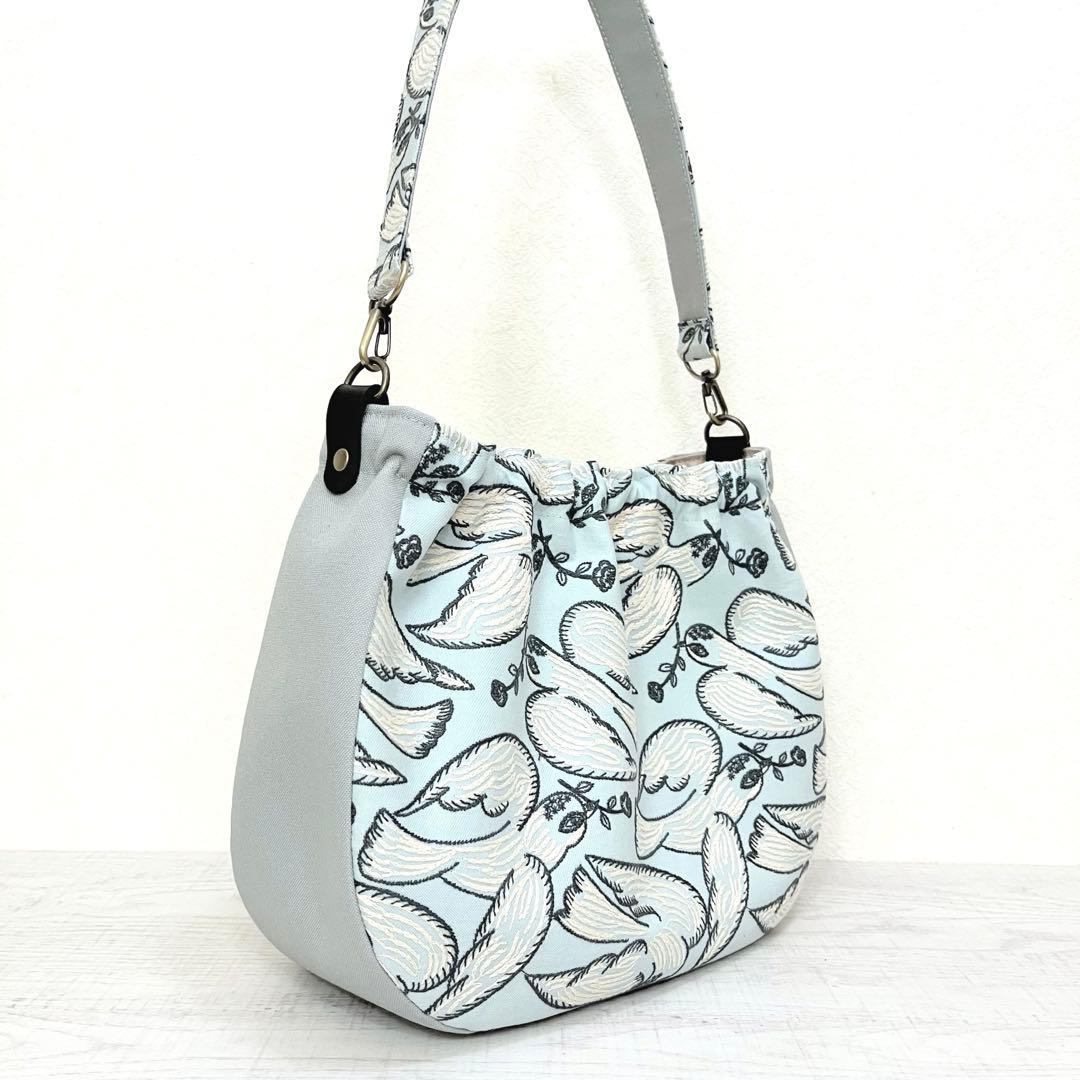 ミナペルホネン　ハンドメイド　ショルダーバッグ　following day