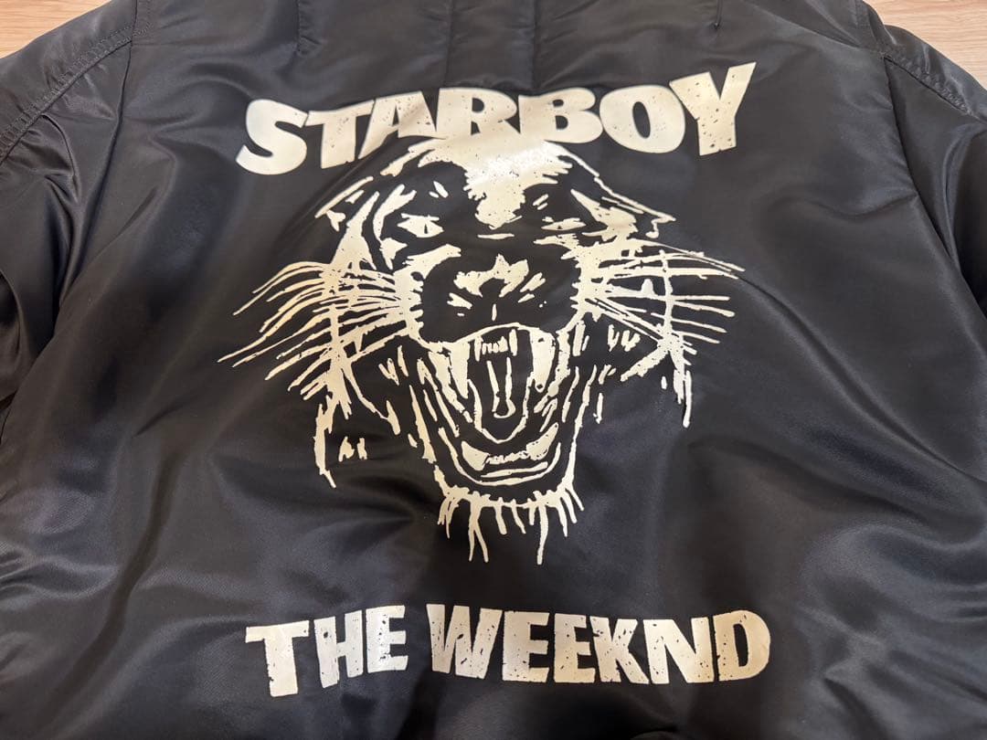 【Mサイズ】今市隆二さん着用モデルThe Weeknd starboy ma-1
