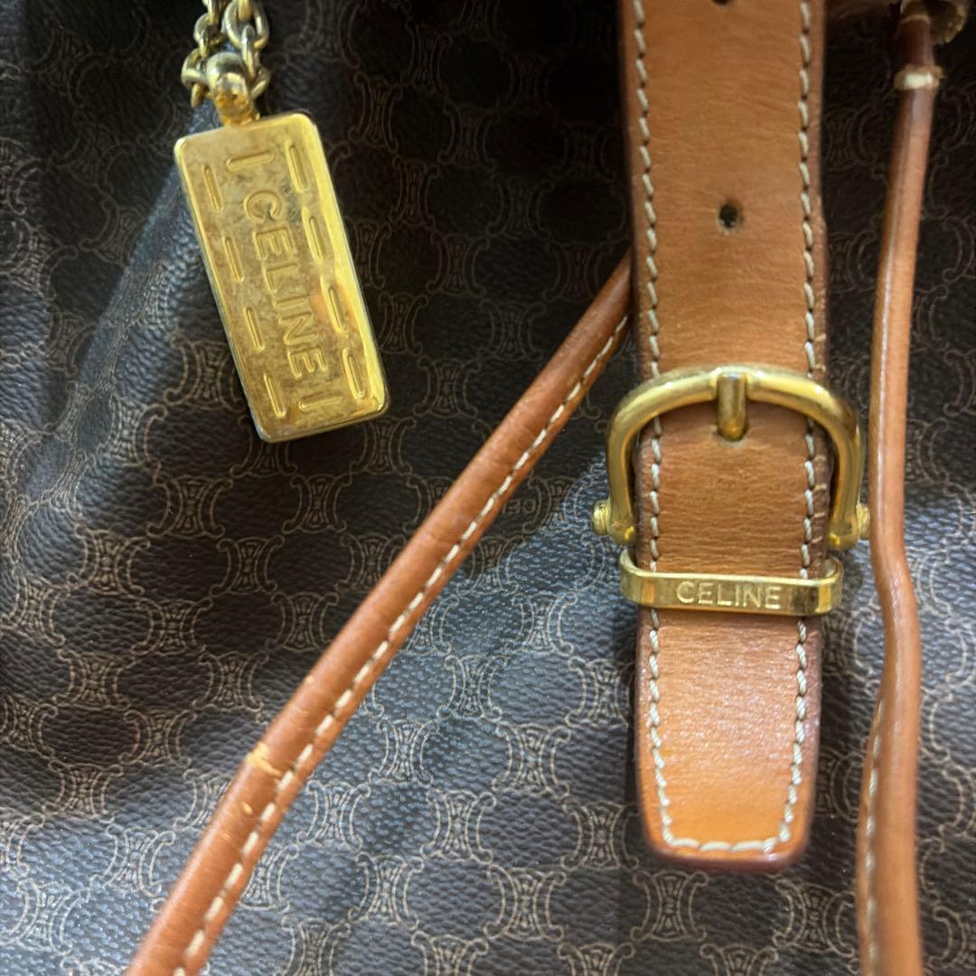 【美品】celine マカダム　バックパック　リュック　オールドセリーヌ