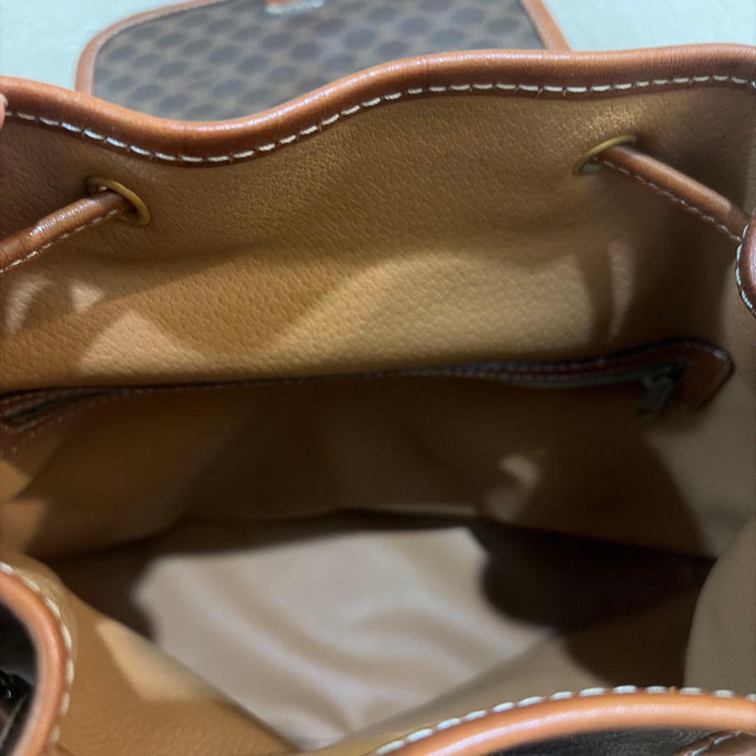 【美品】celine マカダム　バックパック　リュック　オールドセリーヌ