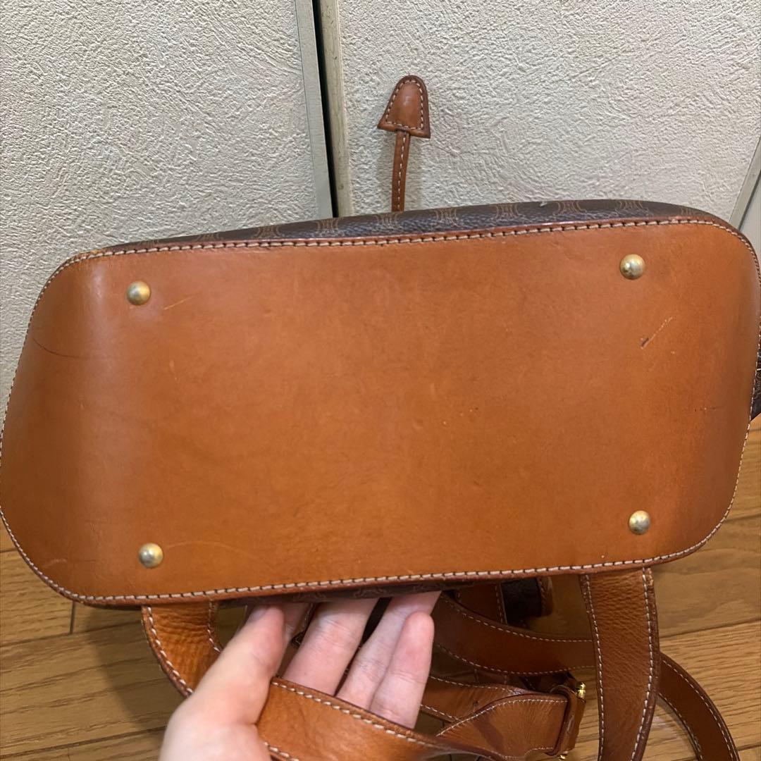 【美品】celine マカダム　バックパック　リュック　オールドセリーヌ