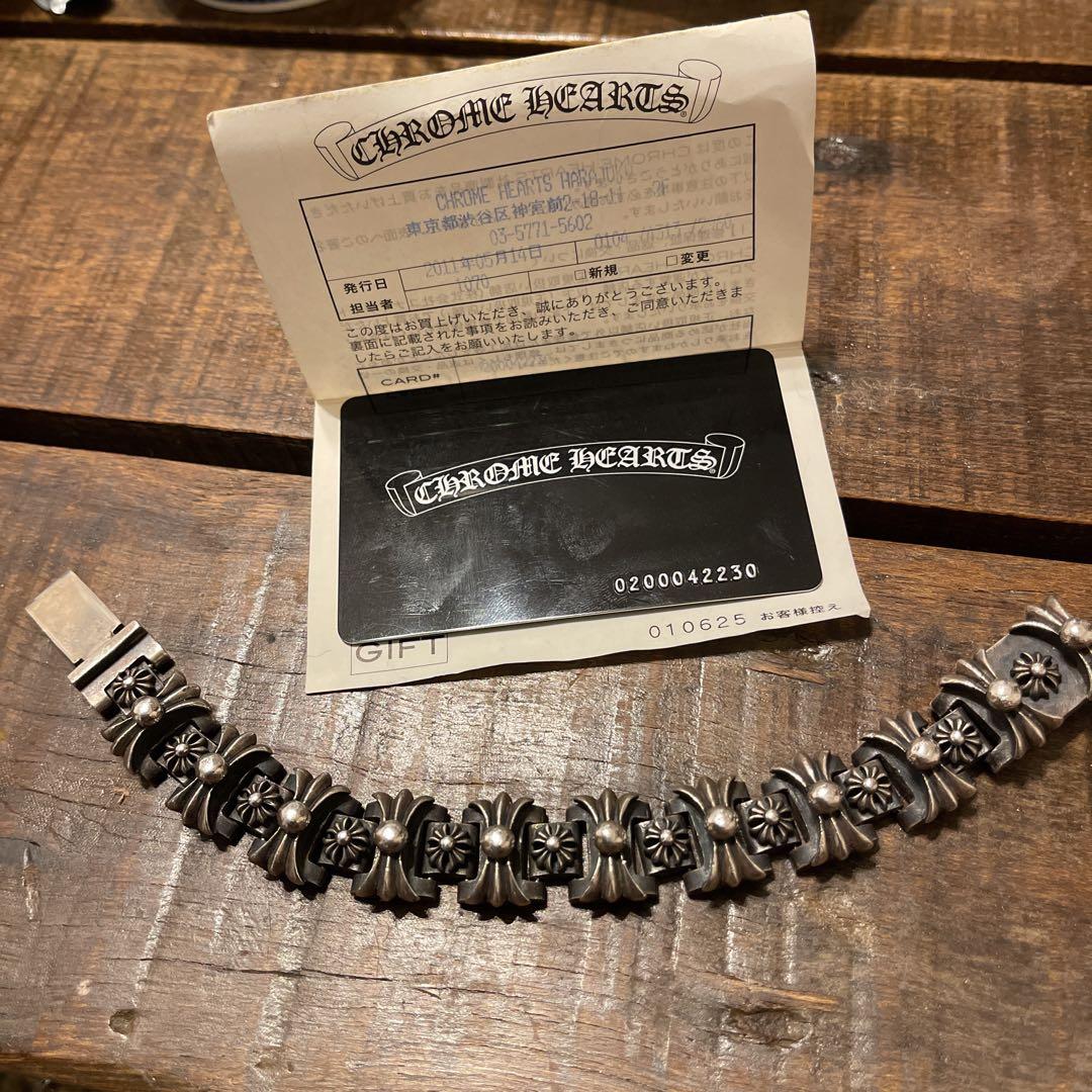 正規品クロムハーツHリンクブレス希少です1/5まで期間限定価格 1/6値上げ予定