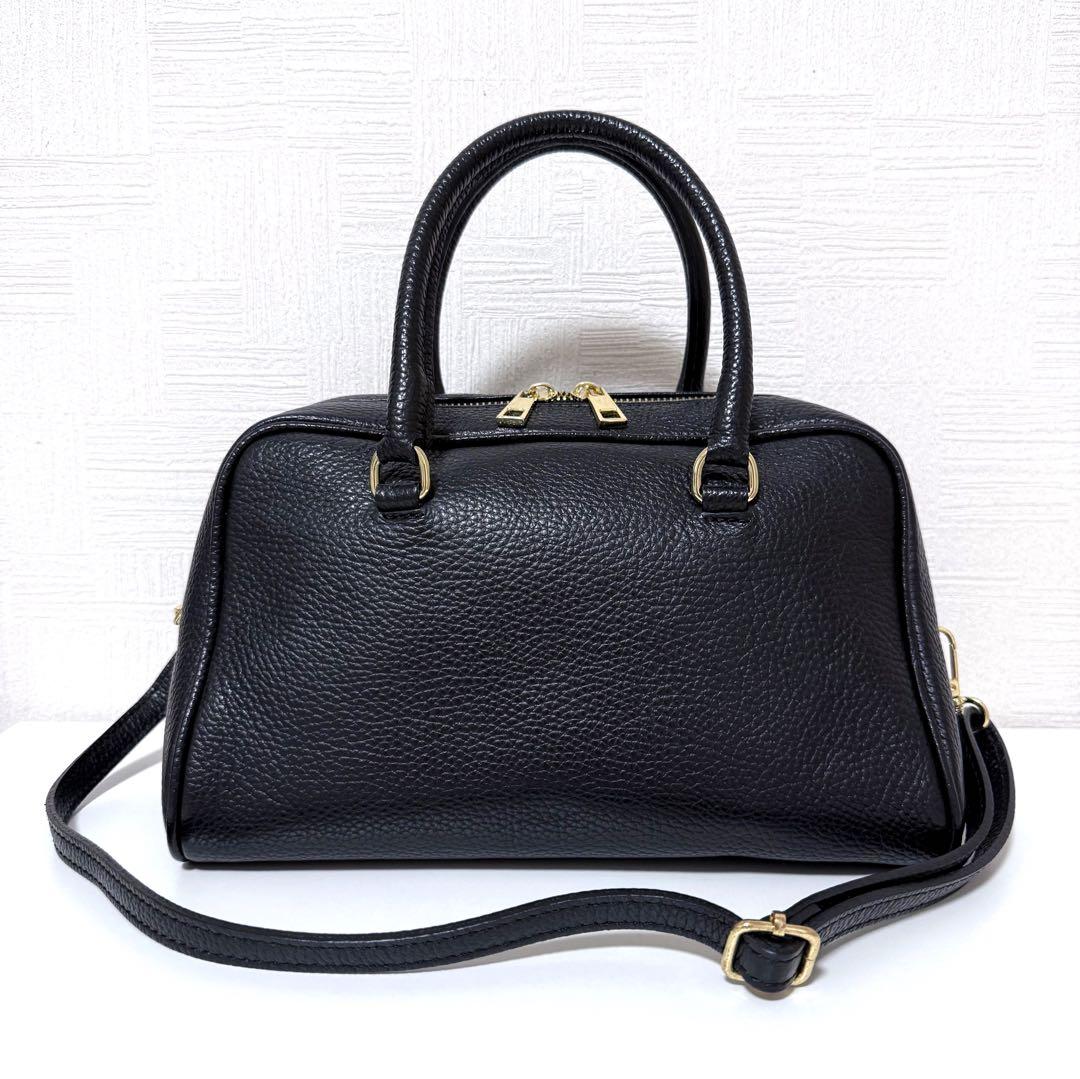 【美品】AULENTTI オウレンティ 2WAYスクエアボストン