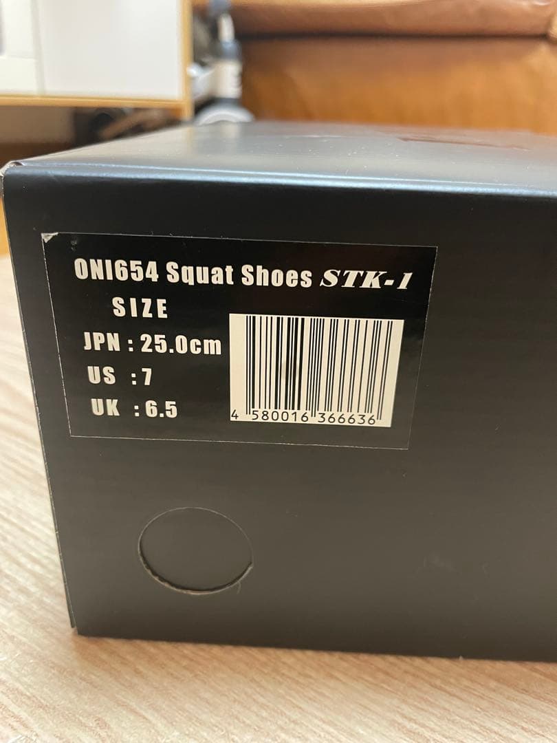 ONI STK-1 スクワット専用シューズ 25.0㎝　箱付き　SBD