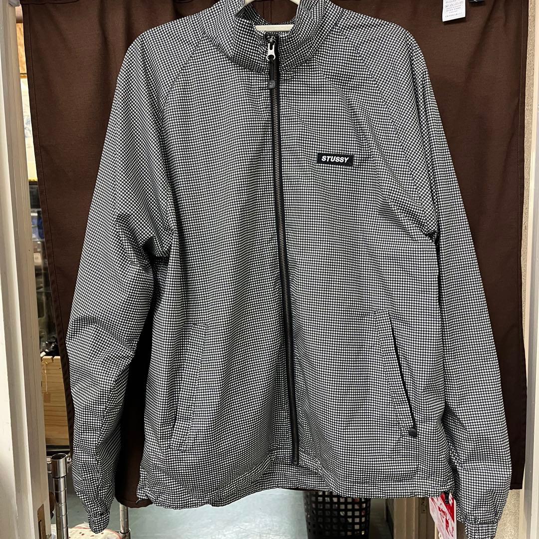 松 STUSSY チェック柄 ナイロンジャケット Mサイズ