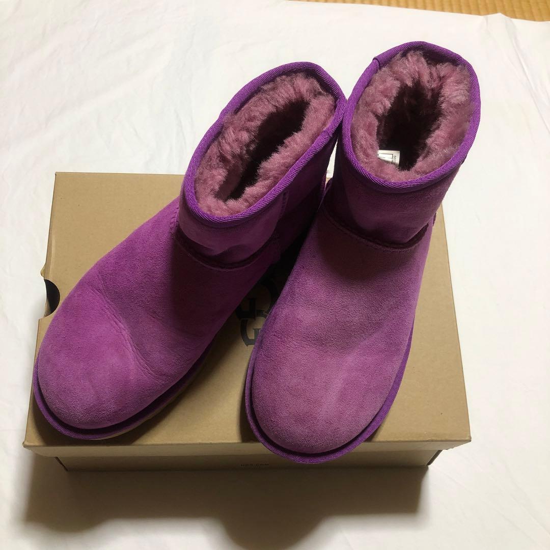 値下げUGG ムートンブーツ パープル