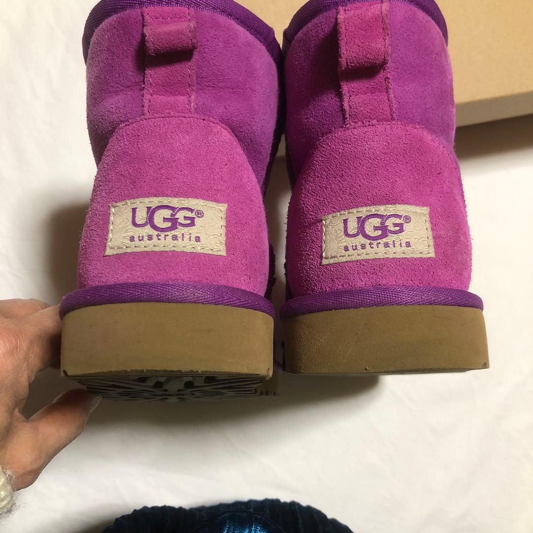 値下げUGG ムートンブーツ パープル