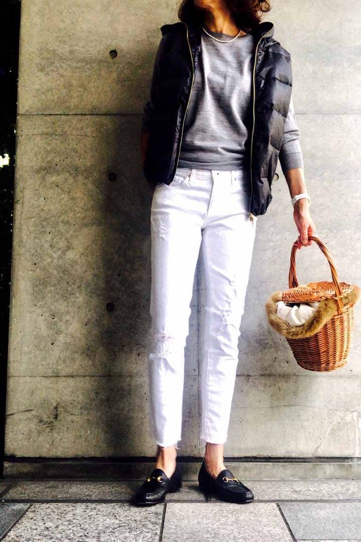 DUVETICA/ウールダウンベスト 菊池京子