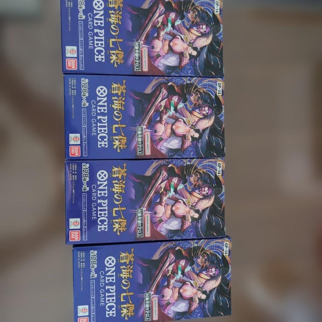 ワンピースカード 蒼海の七傑 OP-14 未開封4BOX