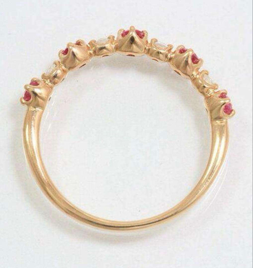 ❤️Star jewelry❤️K18PGジュエリーピンクサファイアピンキーリング❤️