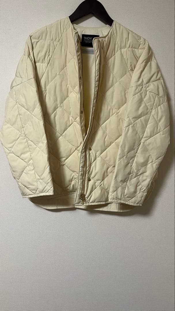 今季新品【自宅で洗濯OK / 軽量で暖かいTAIONコラボ キルティングブルゾン