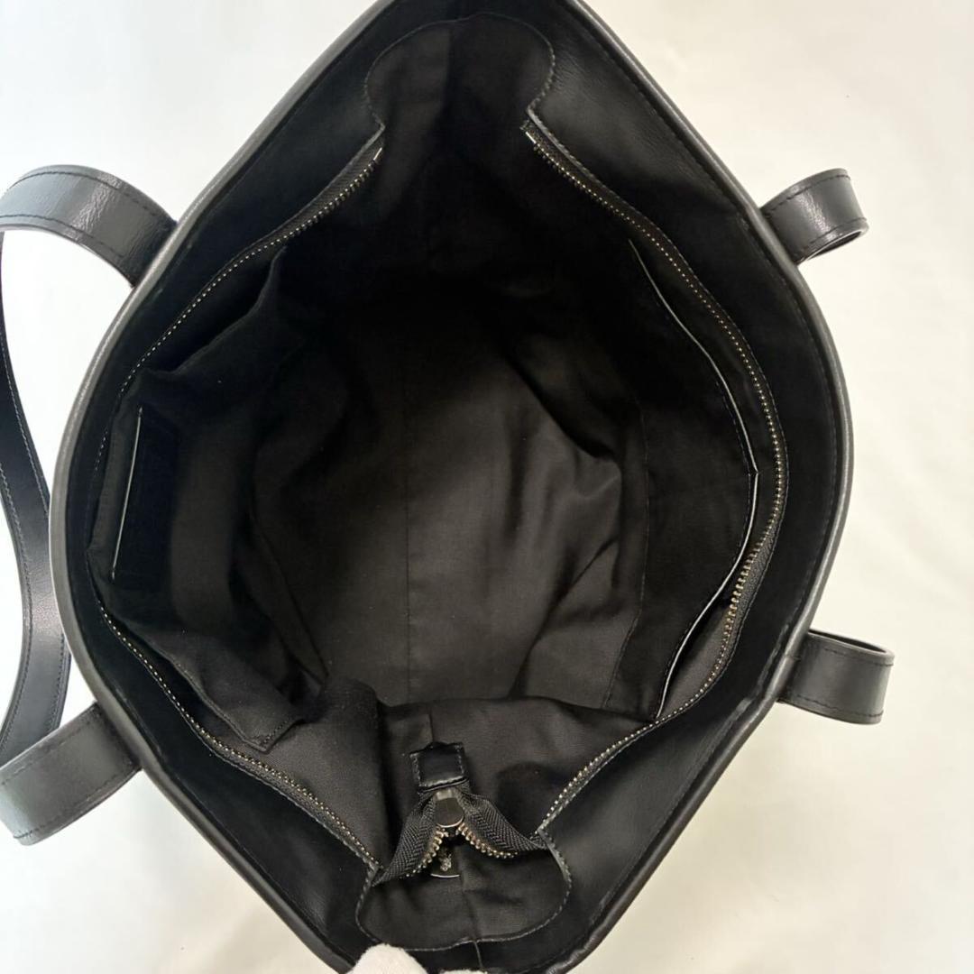 【極美品】コーチ コーデュラ トートバッグ ビジネスバッグ レザー 黒 A4可