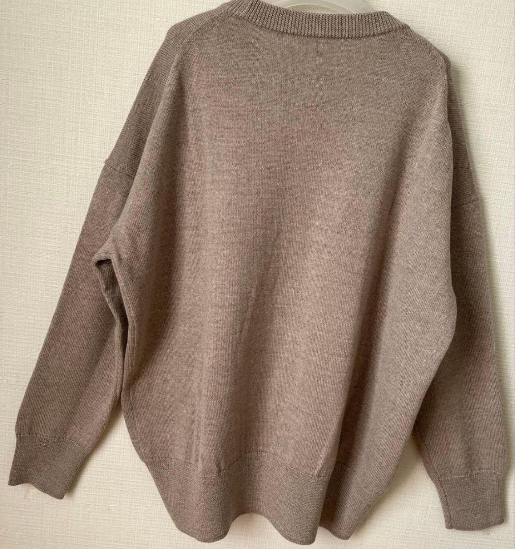 最終値下げEVERYDAY I LIKE ベージュ オーバーサイズニット