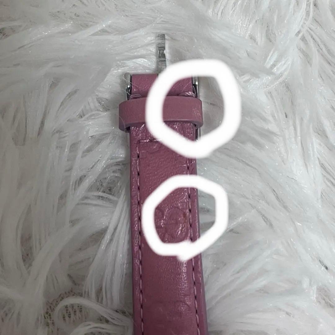 GUCCI ピンク レザー 時計