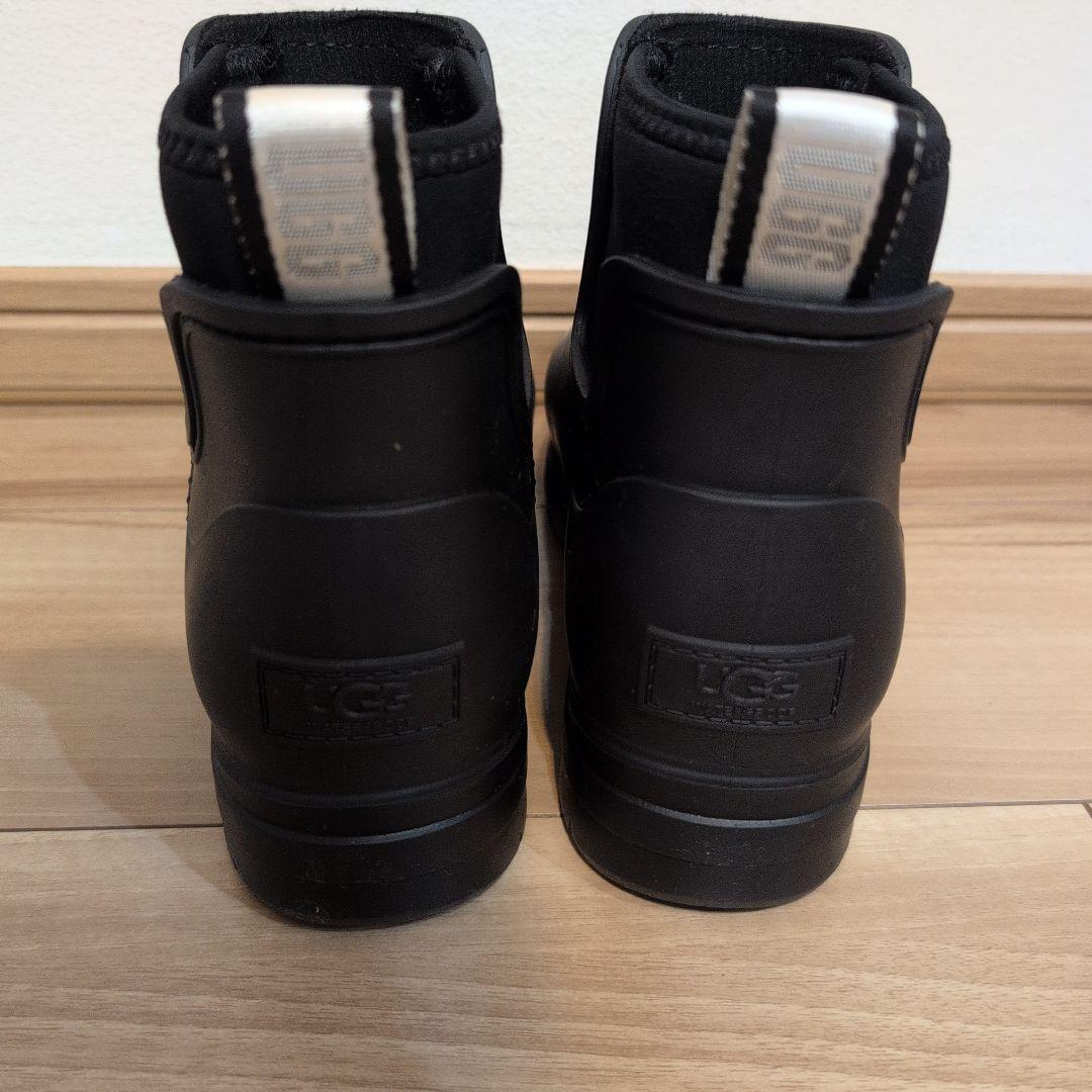 【新品試し履きのみ】UGG DROPLET レインブーツ 防水 ブラック25cm