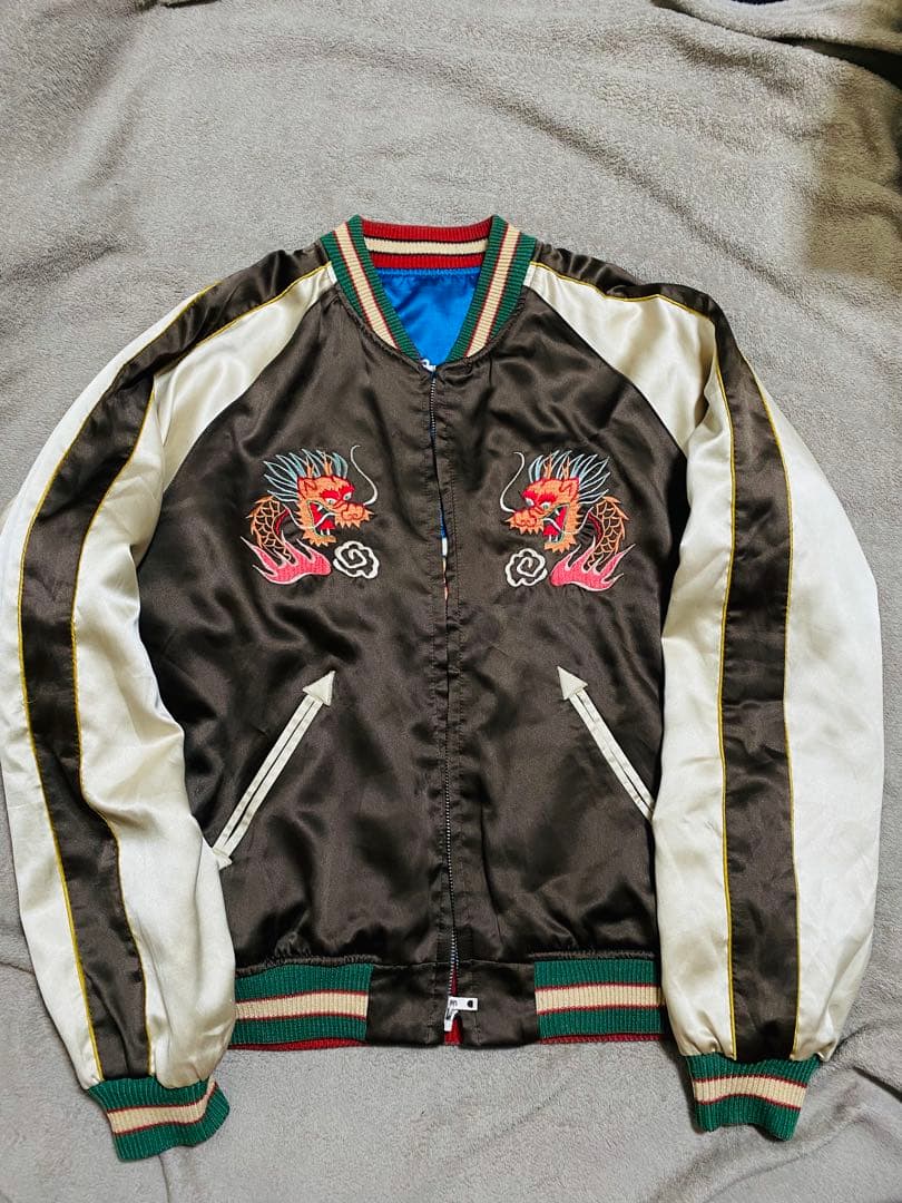 テーラー東洋 日本限定 スカジャン 鷲龍　２面用 unisex vintage