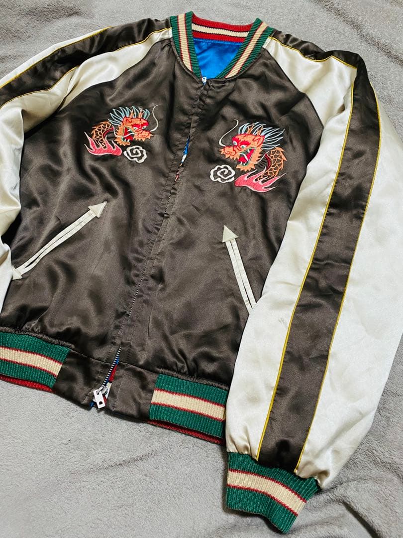 テーラー東洋 日本限定 スカジャン 鷲龍　２面用 unisex vintage