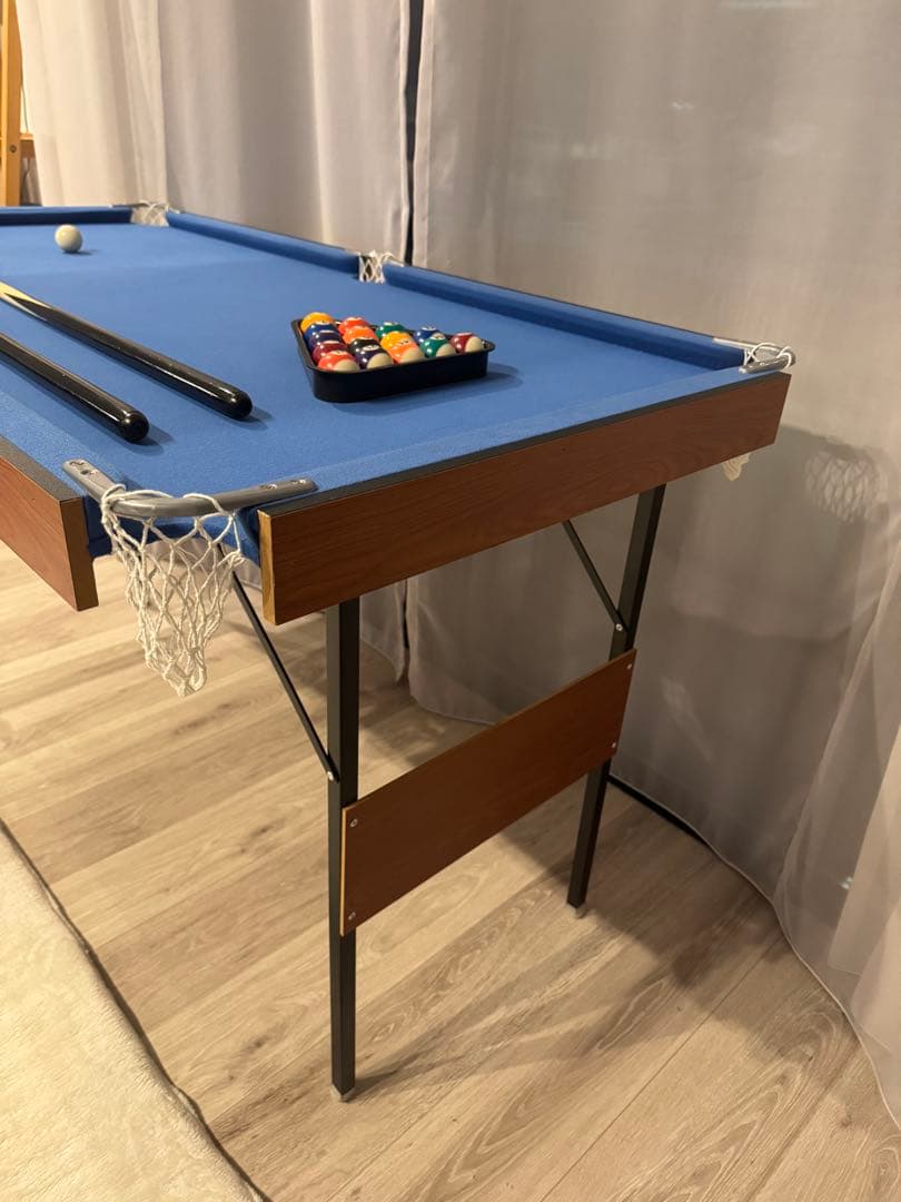 折りたたみ式　ビリヤードテーブルセット