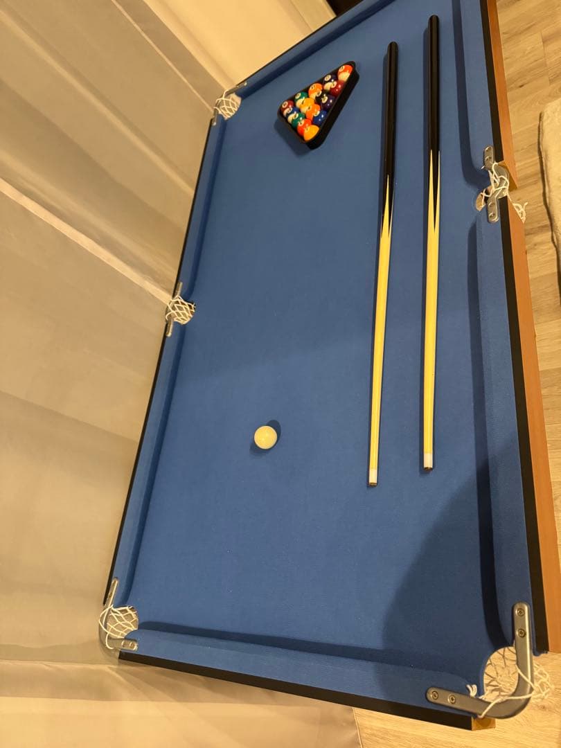 折りたたみ式　ビリヤードテーブルセット