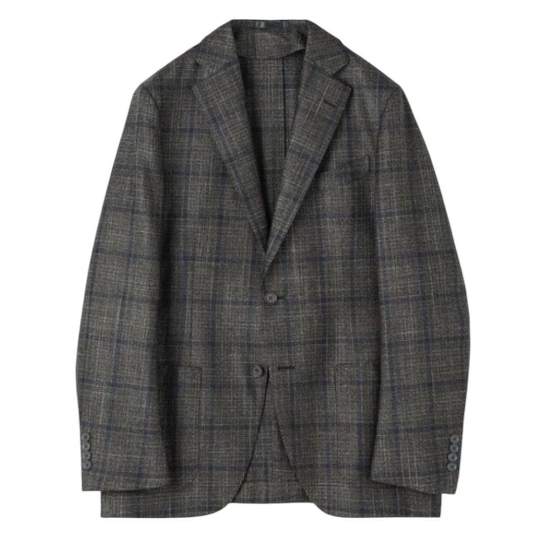 【未使用級】トゥモローランド ウールカシミヤシルク テーラードジャケット 52S