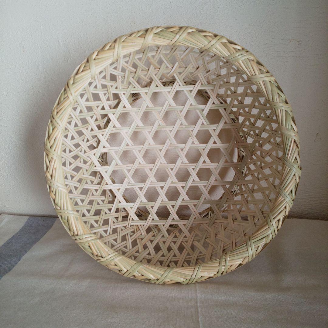 岩手県 鳥越竹細工 ごかご 茶碗かご