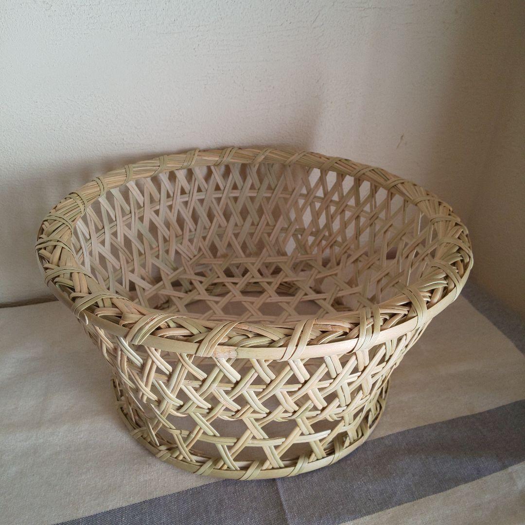 岩手県 鳥越竹細工 ごかご 茶碗かご