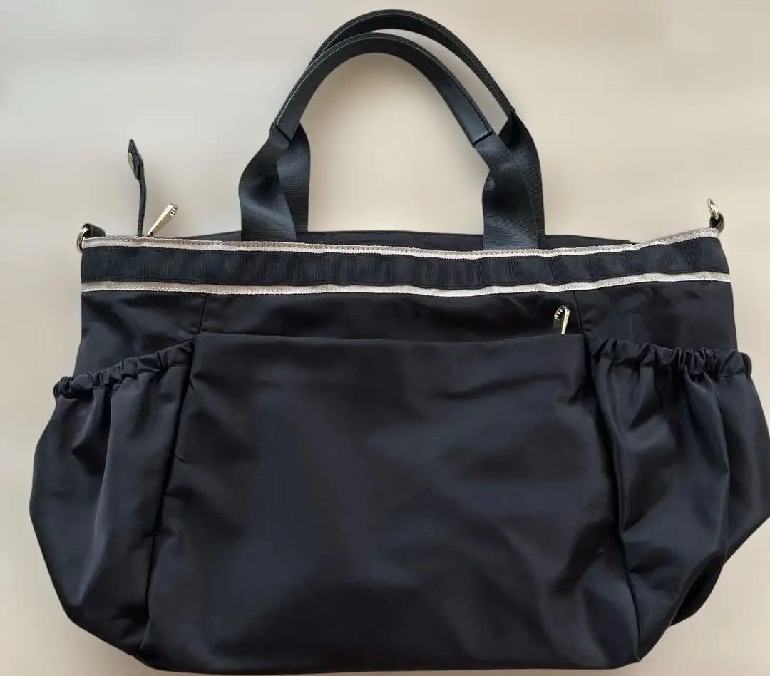 値下げ中　TOCCA デュアルリボンナイロン トートバッグ