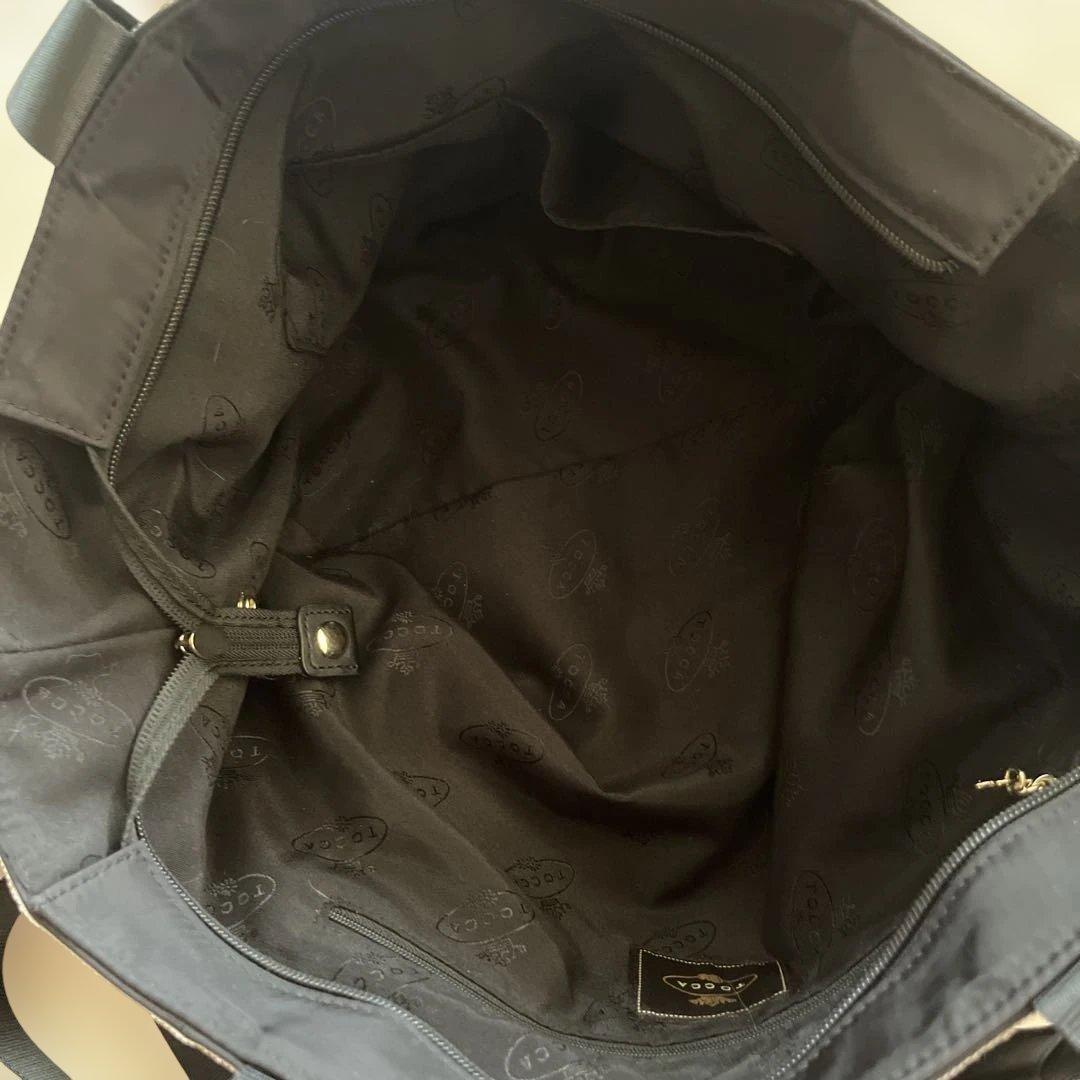 値下げ中　TOCCA デュアルリボンナイロン トートバッグ