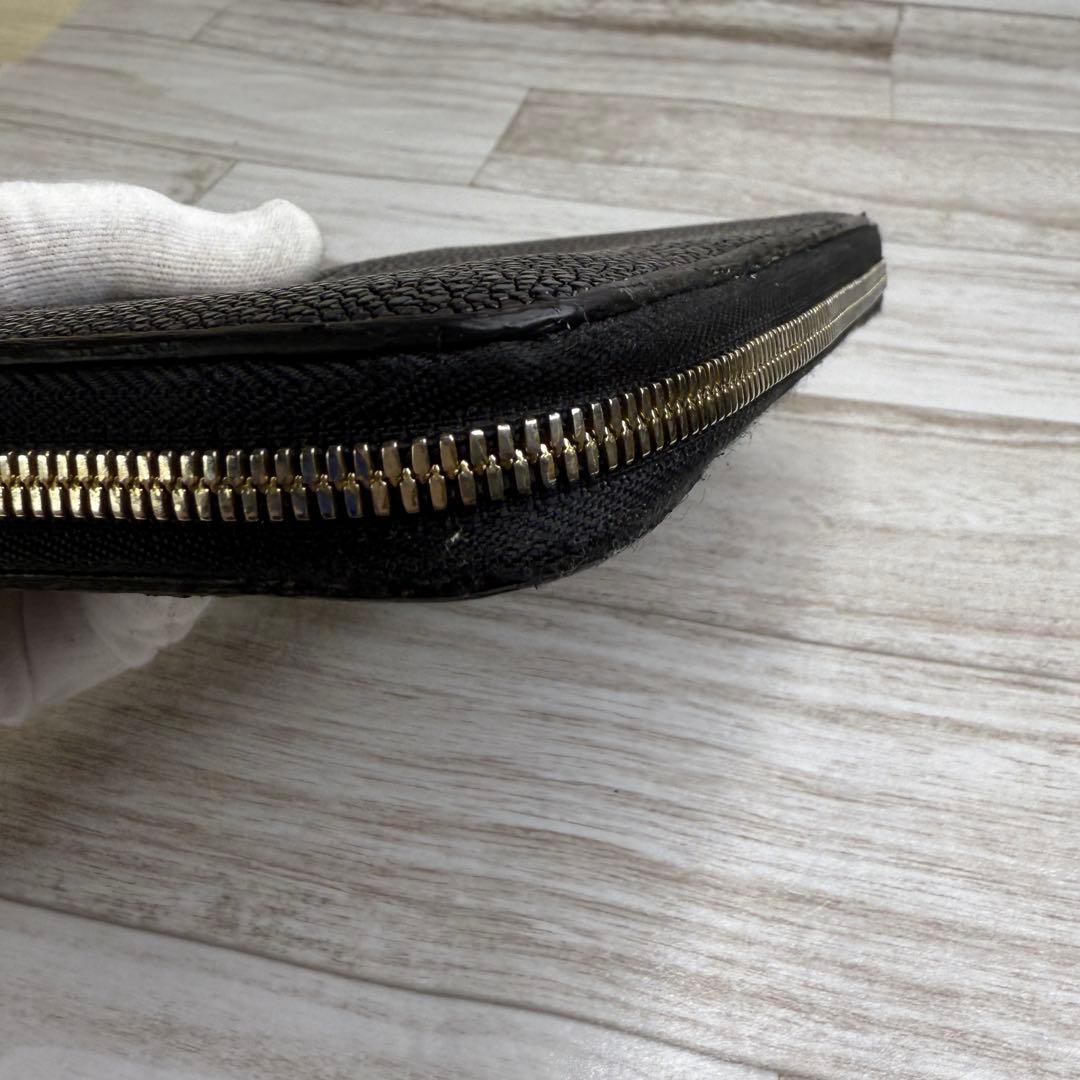 【希少】ムータMUTA ウォレットジップ　長財布レザー　エイ革　スティングレイ