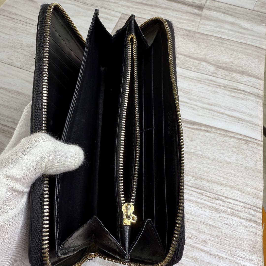 【希少】ムータMUTA ウォレットジップ　長財布レザー　エイ革　スティングレイ