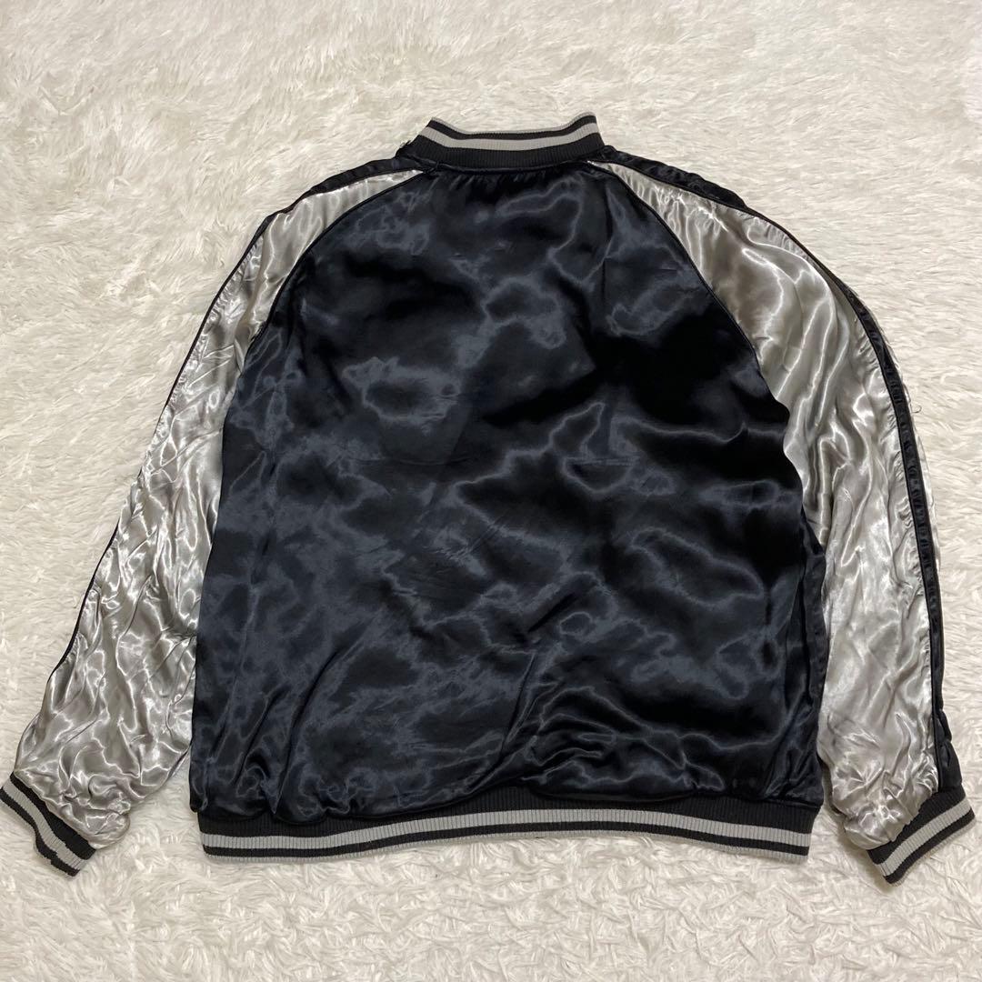 絡繰魂 粋 スカジャン 龍 鳳凰 リバーシブル 和柄 ビッグサイズ XXL