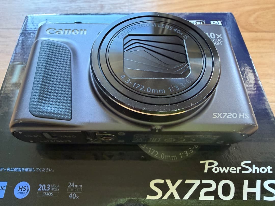 キャノン Canon PowerShot SX720 HS ブラック 稼働品
