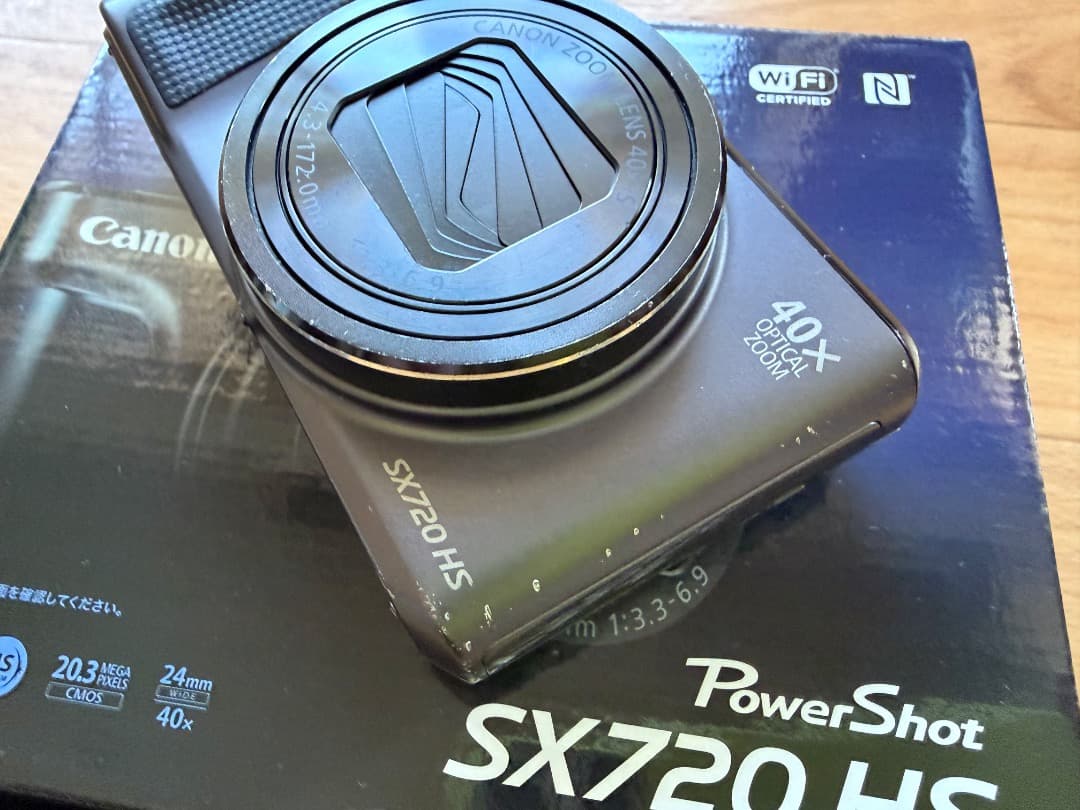 キャノン Canon PowerShot SX720 HS ブラック 稼働品
