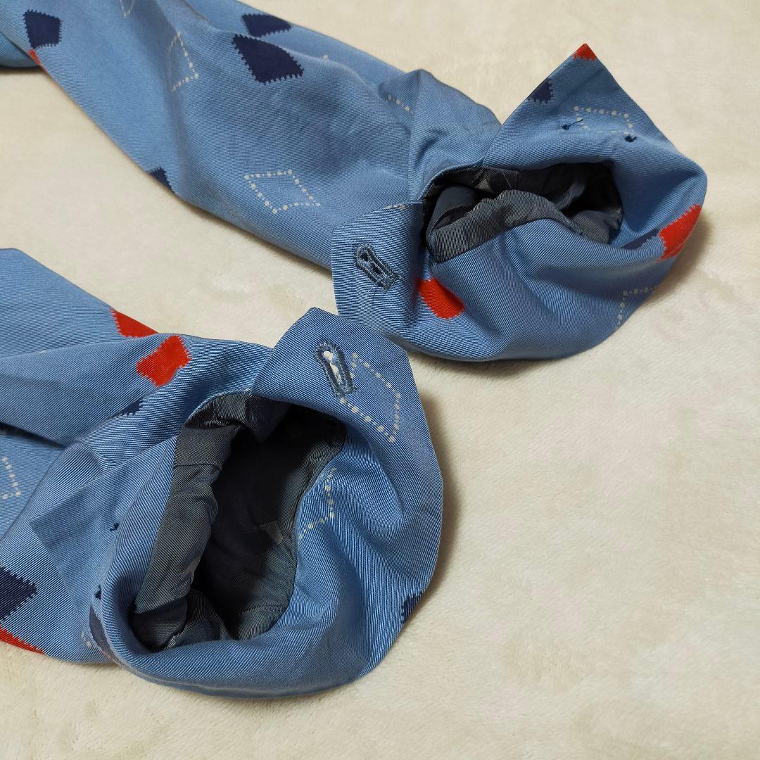 Dry Bones　アーガイル柄　レーヨン　ギャバジン　スイングトップ