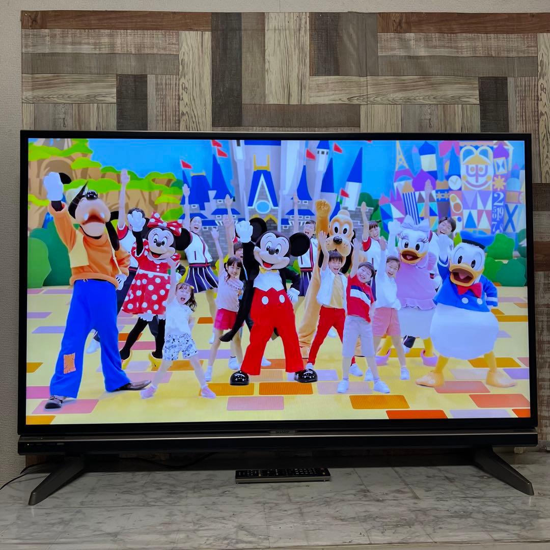 即日受渡❣️全国送料込シャープ 52型液晶テレビ YouTube、U-NEXT◎