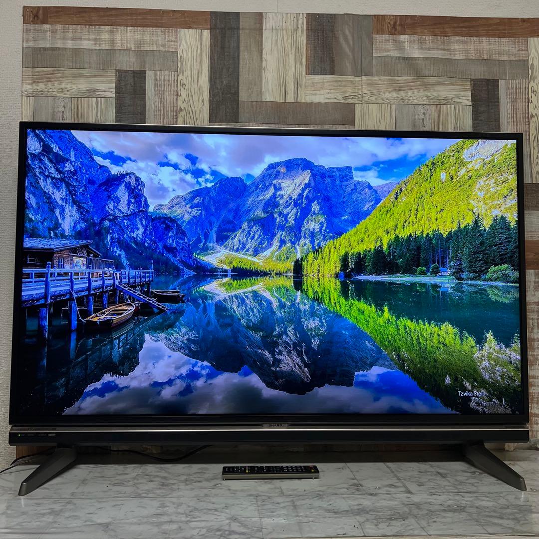 即日受渡❣️全国送料込シャープ 52型液晶テレビ YouTube、U-NEXT◎