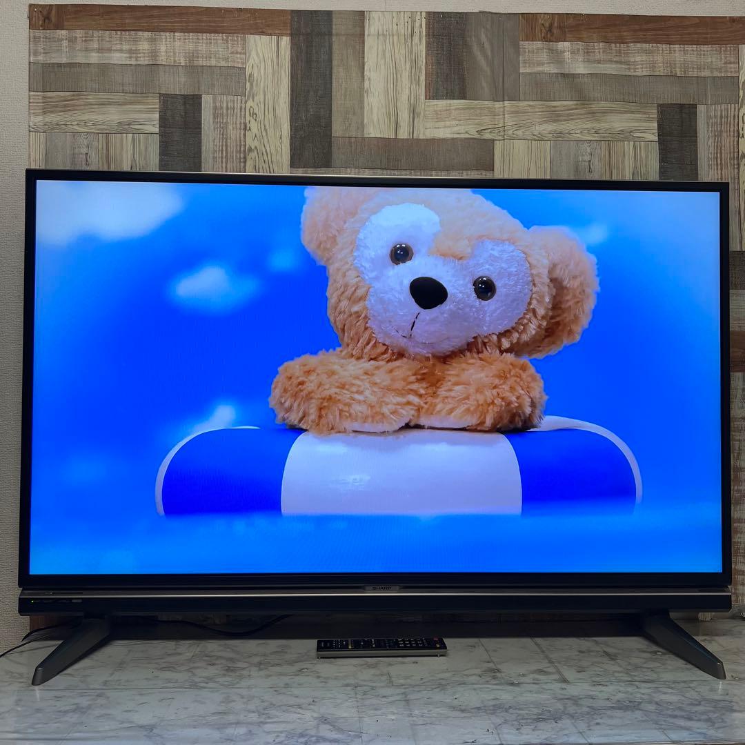 即日受渡❣️全国送料込シャープ 52型液晶テレビ YouTube、U-NEXT◎