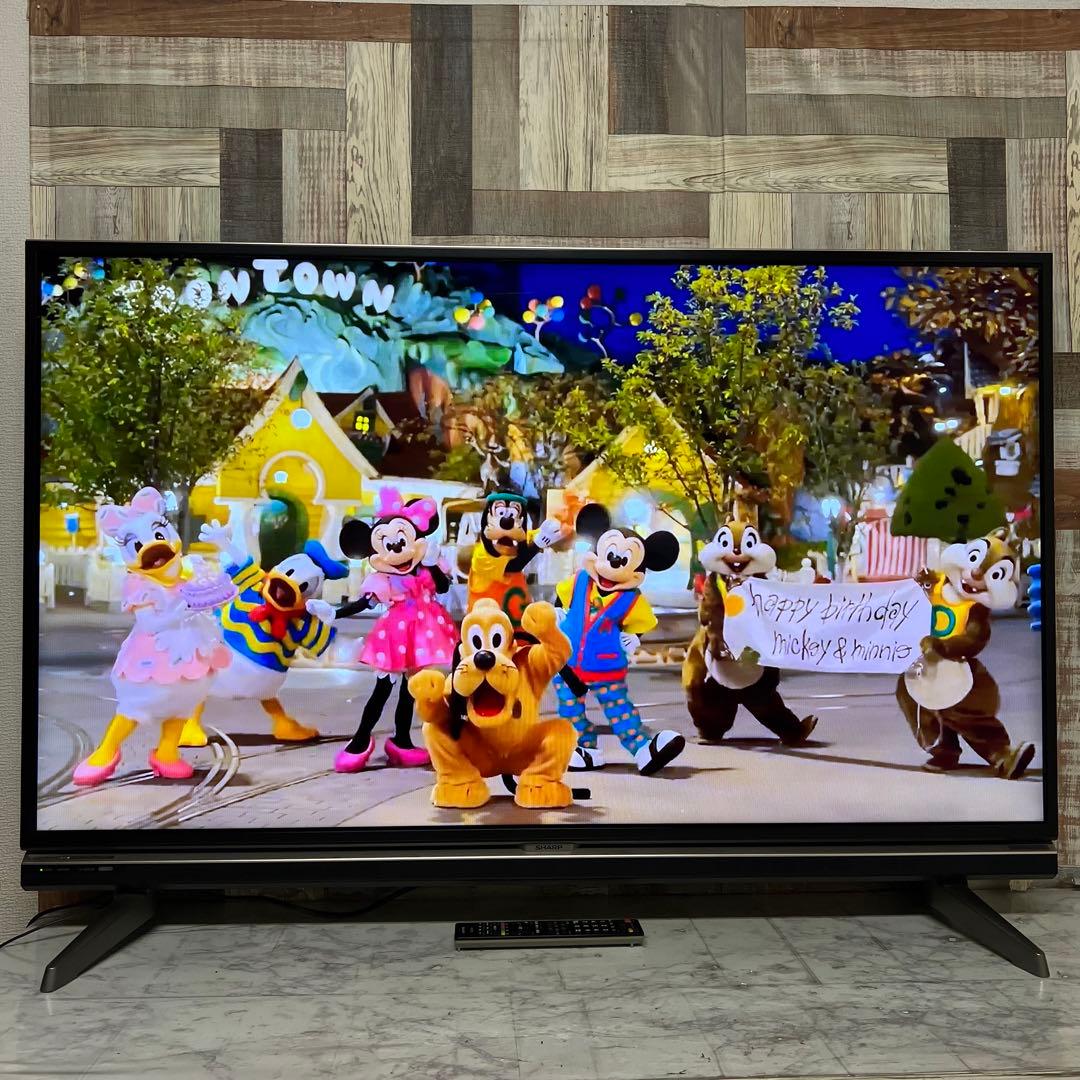 即日受渡❣️全国送料込シャープ 52型液晶テレビ YouTube、U-NEXT◎