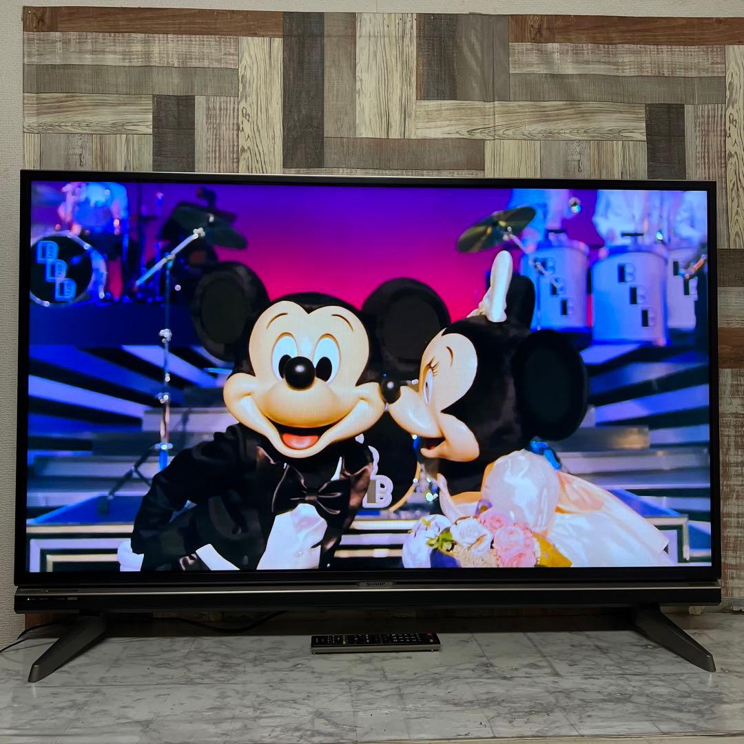 即日受渡❣️全国送料込シャープ 52型液晶テレビ YouTube、U-NEXT◎