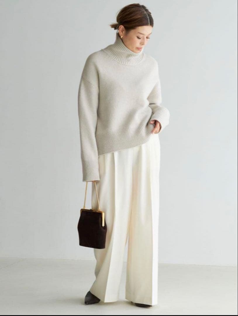 Deuxieme Classe JADE MIDIタートルネックプルオーバー