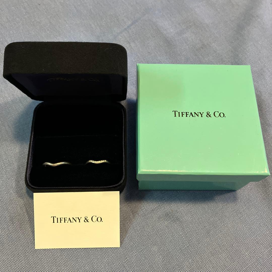 Tiffany & Co. ウェーブデザインリング　ペア