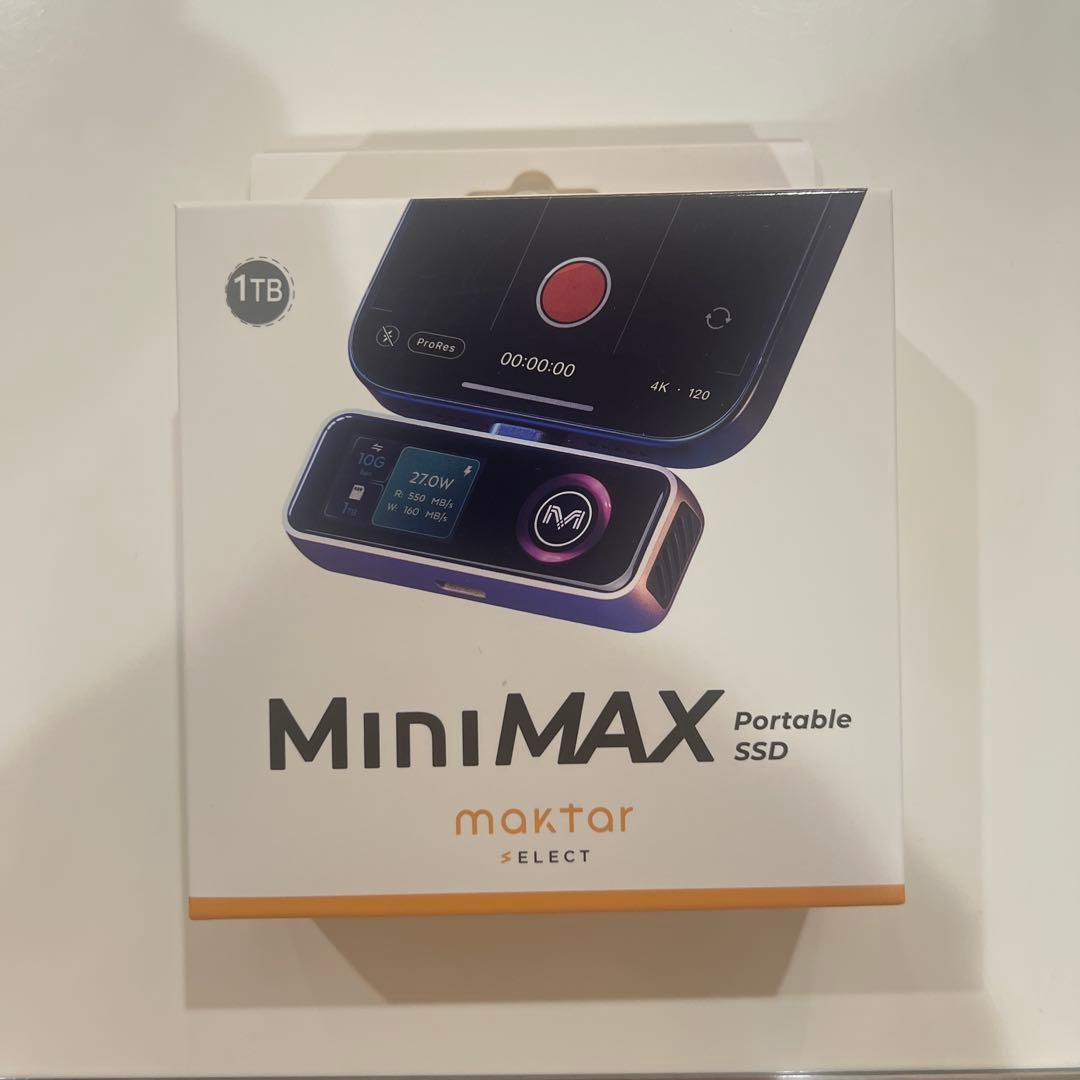【新品未開封】MiniMAX Portable SSD 1TB maktar
