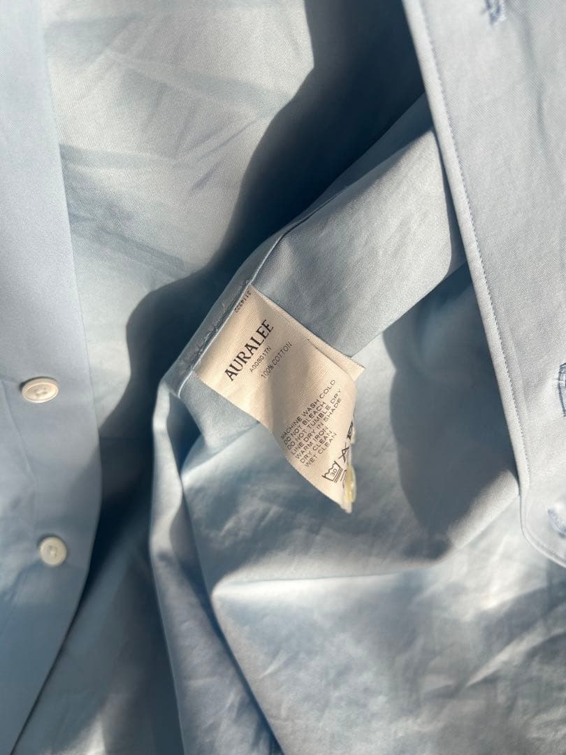 トップス AURALEE | WASHED FINX TWILL SHIRT 26SS