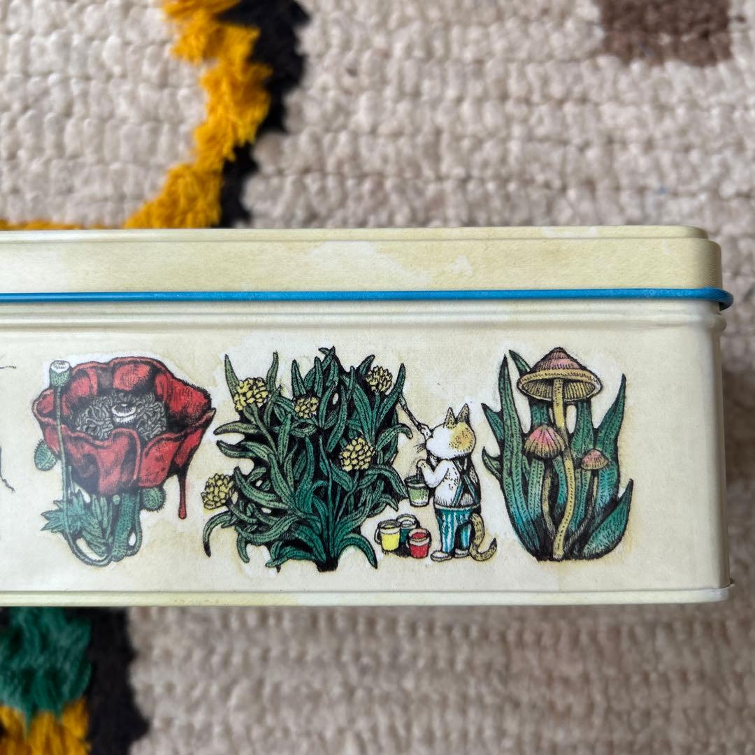 ヒグチユウコさんイラスト ホルベインブリキ缶